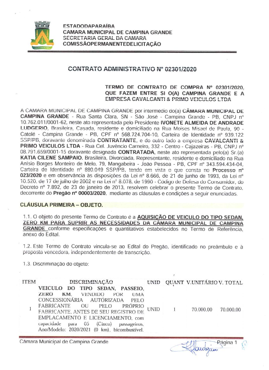 Acerca Do Contrato Administrativo Assinale A Opção Correta